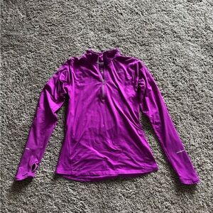 Purple Long Sleeve Nike Athletic Top
